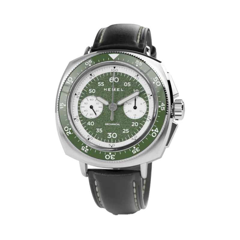Hemel Sky Racer Mechanical Chronograph with Raceway Green Dial #HF37RWG