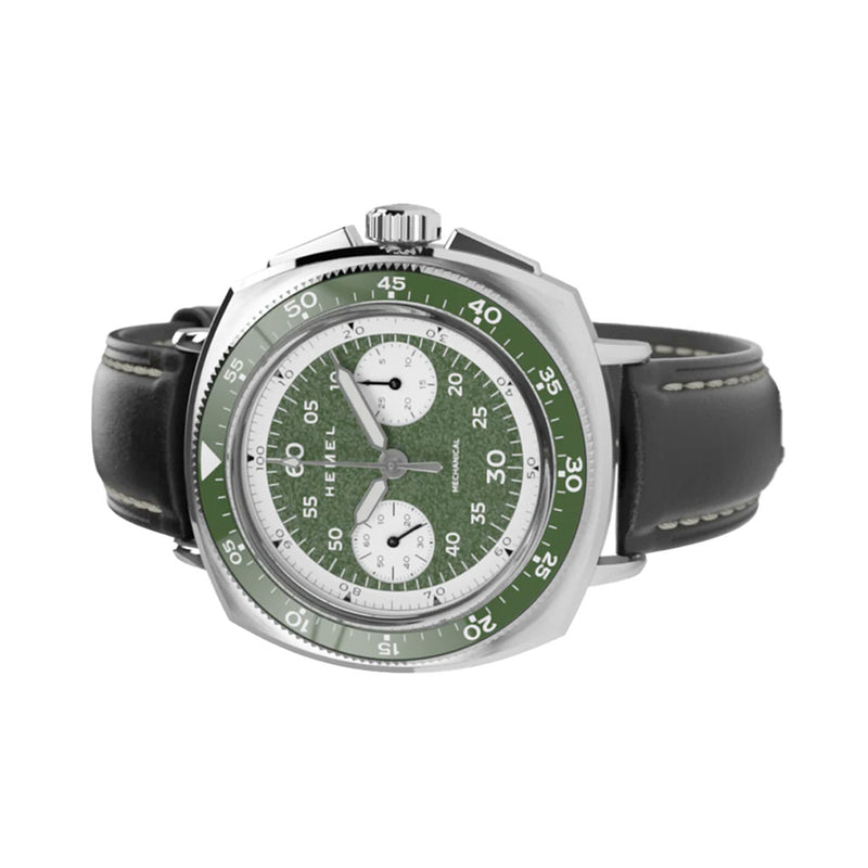 Hemel Sky Racer Mechanical Chronograph with Raceway Green Dial #HF37RWG