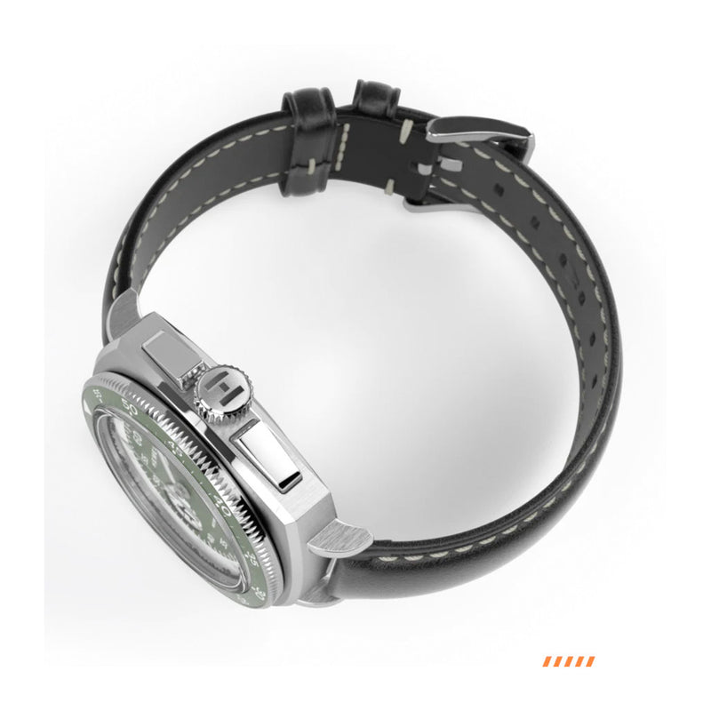 Hemel Sky Racer Mechanical Chronograph with Raceway Green Dial #HF37RWG
