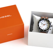 HEMEL Meca-Quartz Chronograph Watch with Full Lume Dial #HF3FL box