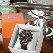 HEMEL Mecaquartz Chronograph with 60 Minute Bezel #HF3NO
