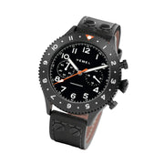 HEMEL Mecaquartz Chronograph Watch with GMT Bezel and Sapphire Crystal #HF4NO