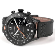 HEMEL Mecaquartz Chronograph Watch with GMT Bezel and Sapphire Crystal #HF4NO