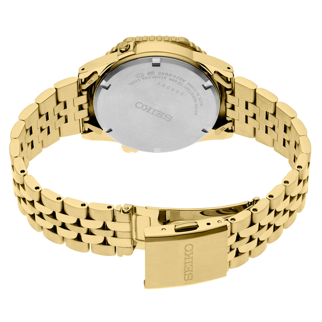 Seiko Rotocall Retro Digital Goldtone Watch #HFL003 — Long Island