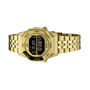 Seiko Rotocall Retro Digital Goldtone Watch #HFL003