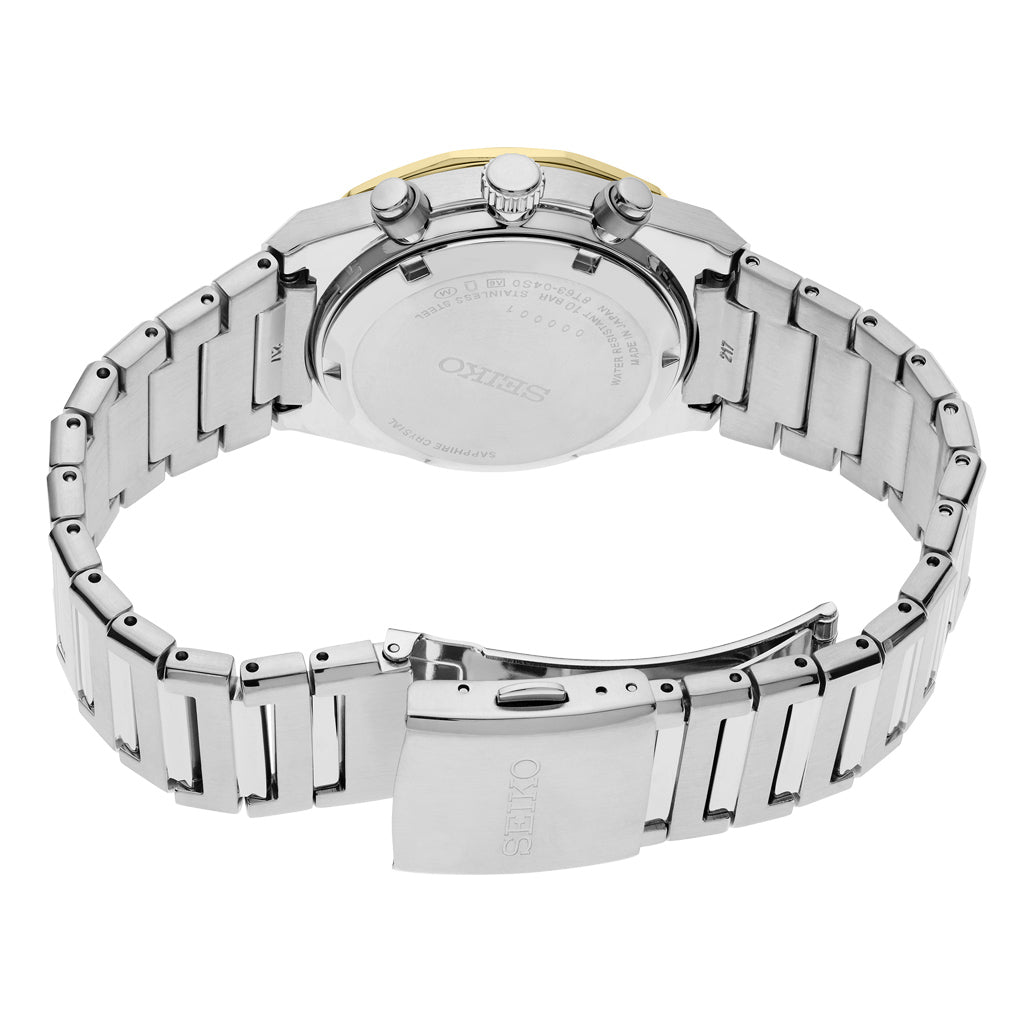 Seiko Sports Chronograph with Champagne Dial #HGK001 — Long Island