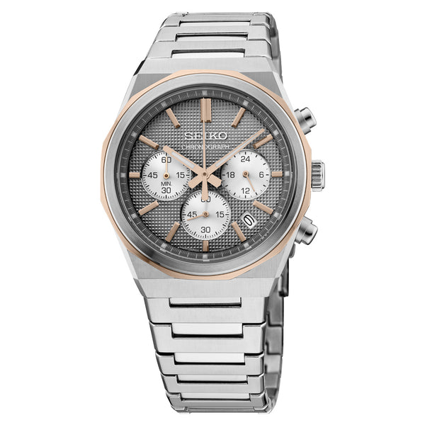 Seiko Sports Chronograph with Gunmetal Grey Dial #HGK002