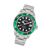 Herodia Mediterraneo Swiss Automatic Dive watch with Black Dial #HMEDSGRBK.AC