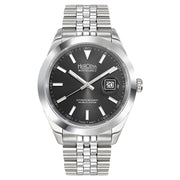 Herodia Monte Carlo Swiss Watch with Matte Black Dial #HMONSDEBK.AC