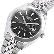 Herodia Monte Carlo Swiss Watch with Matte Black Dial #HMONSDEBK.AC