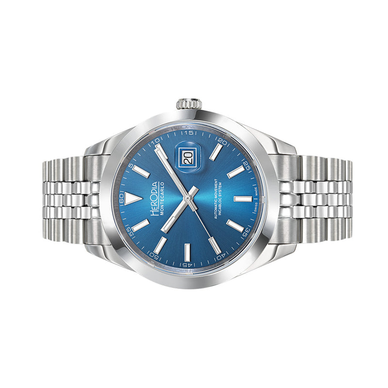 Herodia Monte Carlo Swiss Watch with Radiant Blue Dial #HMONSDEBL.AC