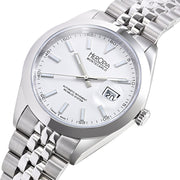 Herodia Monte Carlo Swiss Watch with Porcelain White Dial #HMONSDEWT.AC