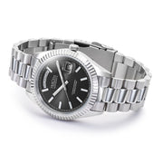 Herodia Monte Carlo Full Day Swiss Watch with Matte Black Dial #HMONSDYBK.AC