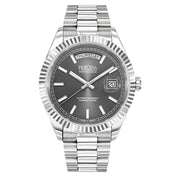 Herodia Monte Carlo Full Day Swiss Watch with Sunburst Anthracite Dial #HMONSDYG.AC
