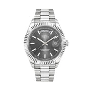 Herodia Monte Carlo Full Day Swiss Watch with Sunburst Anthracite Dial #HMONSDYG.AC