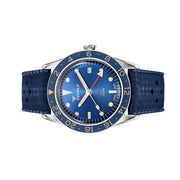 Squale 300 Meter Swiss Automatic GMT-Dive Watch with Blue Dial and Rubber Strap #SUB-39GMTBL.HTB side