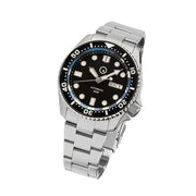 Islander Automatic Dive Watch with Solid-Link Bracelet, AR Sapphire Crystal, Luminous Ceramic Bezel Insert #ISL-02