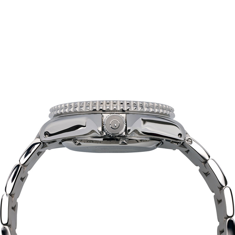 Islander USA Assembled Quartz Dive Watch with Black Dial #ISL-100- Crown