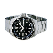 Islander USA Assembled Quartz Dive Watch with Black Dial #ISL-100- Side