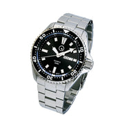 Islander USA Assembled Quartz Dive Watch with Black Dial #ISL-100- Tilt