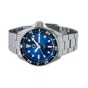 Islander USA Assembled Quartz Dive Watch with Blue Dial #ISL-101 Side