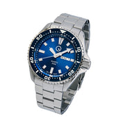 Islander USA Assembled Quartz Dive Watch with Blue Dial #ISL-101 Tilt
