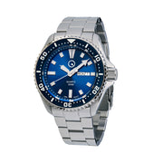 Islander USA Assembled Quartz Dive Watch with Blue Dial #ISL-101