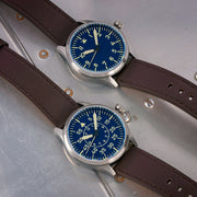 Islander 39mm Automatic Pilot watch with Blue Dial and Sapphire Crystal #ISL-104 lifestyle