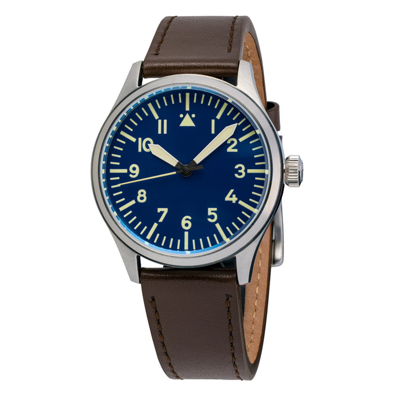 Islander 39mm Automatic Pilot watch with Blue Dial and Sapphire Crystal #ISL-104 zoom