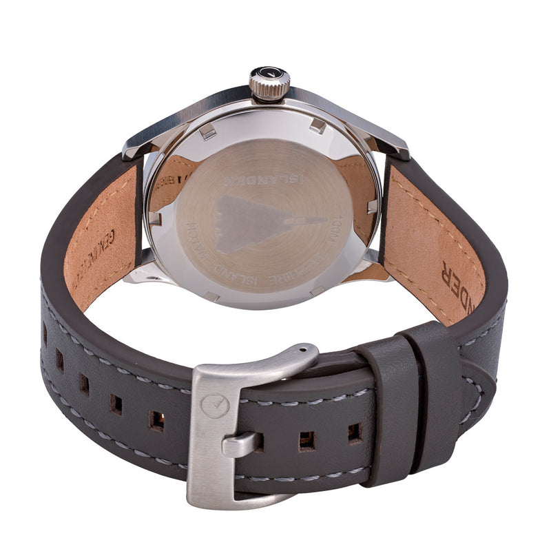 Islander 39mm Automatic Pilot watch with Full Lume Dial and Sapphire Crystal #ISL-106 back