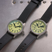 Islander 39mm Automatic Pilot watch with Full Lume Dial and Sapphire Crystal #ISL-106 Lifestyle lume
