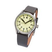 Islander 39mm Automatic Pilot watch with Full Lume Dial and Sapphire Crystal #ISL-106 tilt