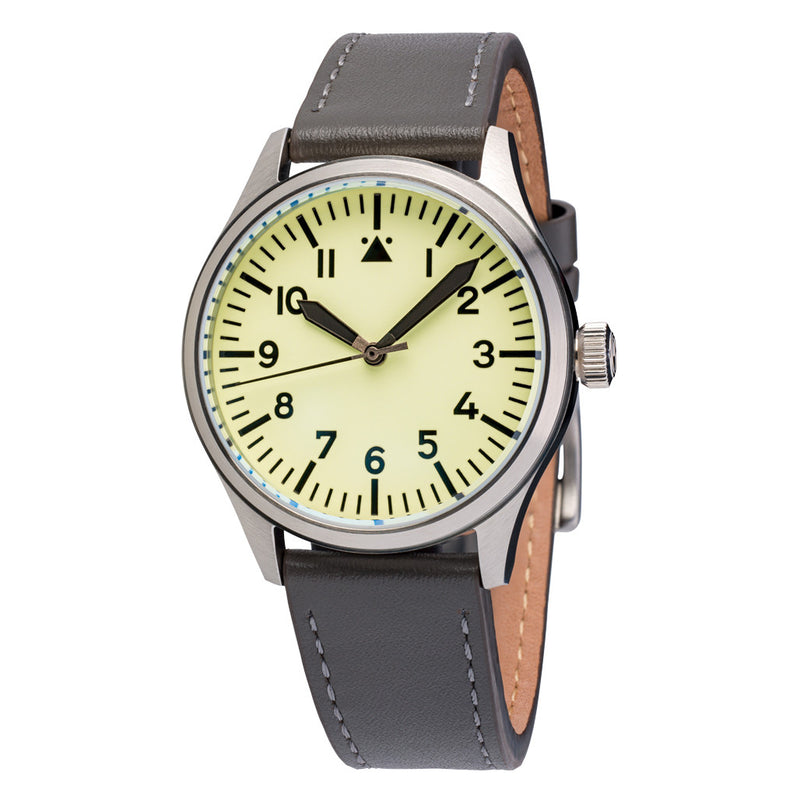 Islander 39mm Automatic Pilot watch with Full Lume Dial and Sapphire Crystal #ISL-106 zoom