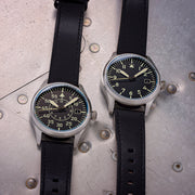 Islander 39mm Automatic Pilot watch with Black Dial and Sapphire Crystal #ISL-108 lifestyle