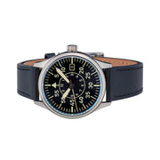 Islander 39mm Automatic Pilot watch with Black Dial and Sapphire Crystal #ISL-108 side