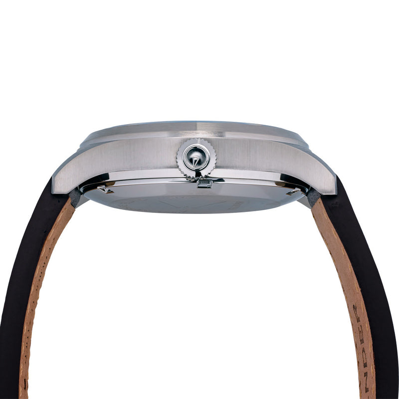 Islander 39mm Automatic Pilot watch with Blue Dial and Sapphire Crystal #ISL-110 crown