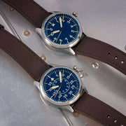 Islander 39mm Automatic Pilot watch with Blue Dial and Sapphire Crystal #ISL-110 lifestyle