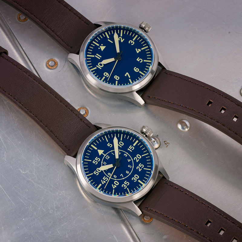 Islander 39mm Automatic Pilot watch with Blue Dial and Sapphire Crystal #ISL-110 lifestyle