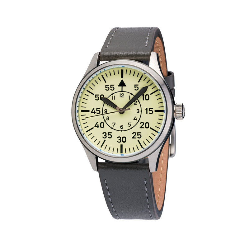 Islander 39mm Automatic Pilot watch with Full Lume Dial and Sapphire Crystal #ISL-112