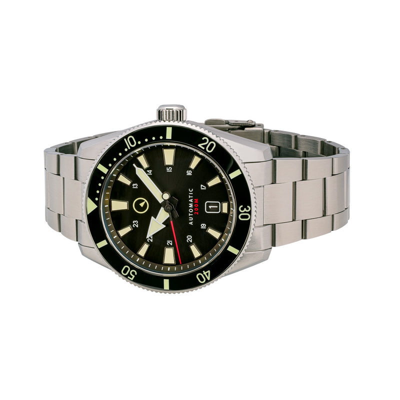 Islander Southold 42mm Automatic Dive Watch with Black Dial #ISL-114 side