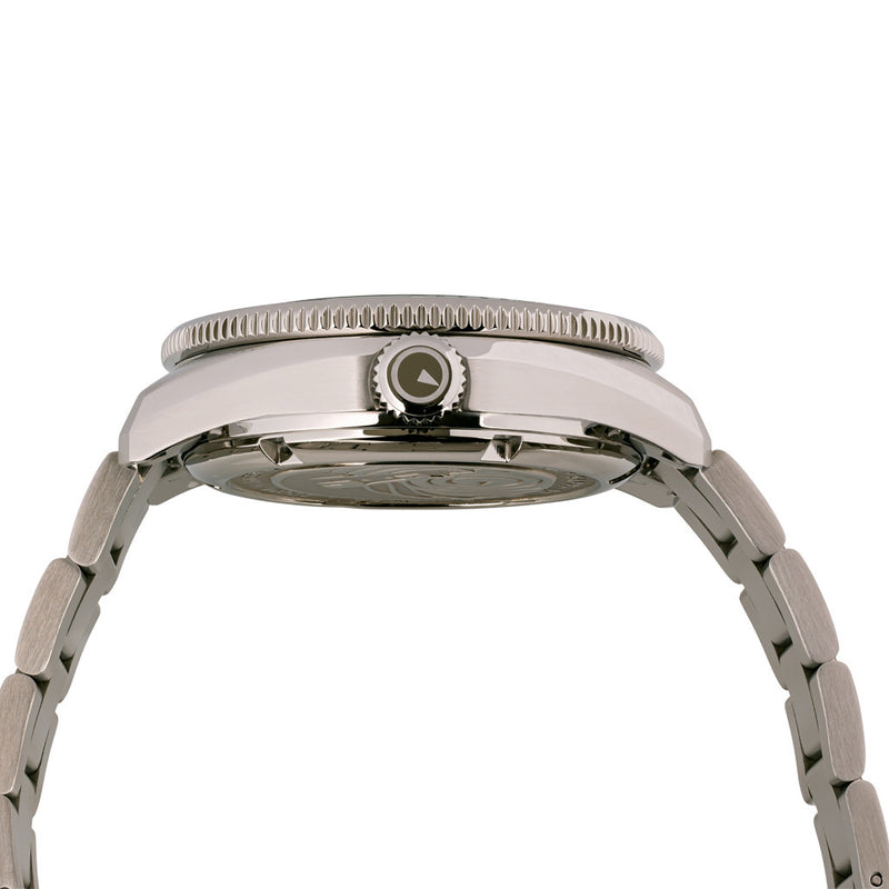Islander Southold 42mm Automatic Dive Watch with Red Ombre Dial #ISL-116 crown