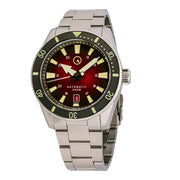 Islander Southold 42mm Automatic Dive Watch with Red Ombre Dial #ISL-116 zoom
