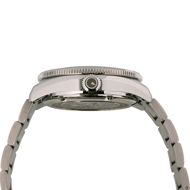Islander Southold 42mm Automatic Dive Watch with Green Ombre Dial #ISL-117 crown
