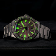 Islander Southold 42mm Automatic Dive Watch with Grey Dial #ISL-118 lume