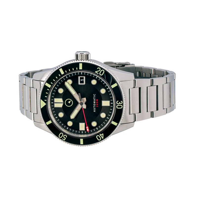 Islander Bayport 40mm Automatic Dive Watch with Black Dial #ISL-119 side