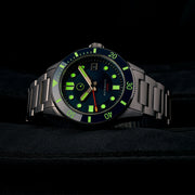 Islander Bayport 40mm Automatic Dive Watch with Blue Dial #ISL-120 lume