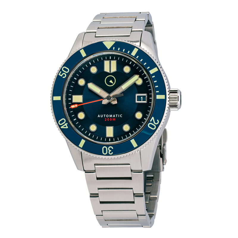 Islander Bayport 40mm Automatic Dive Watch with Blue Dial #ISL-120 Zoom