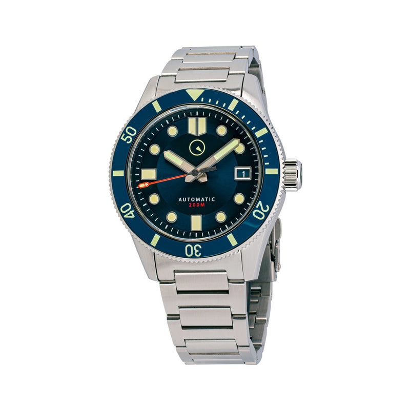 Islander Bayport 40mm Automatic Dive Watch with Blue Dial #ISL-120