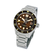 Islander Bayport 40mm Automatic Dive Watch with Brown Dial #ISL-121 tilt
