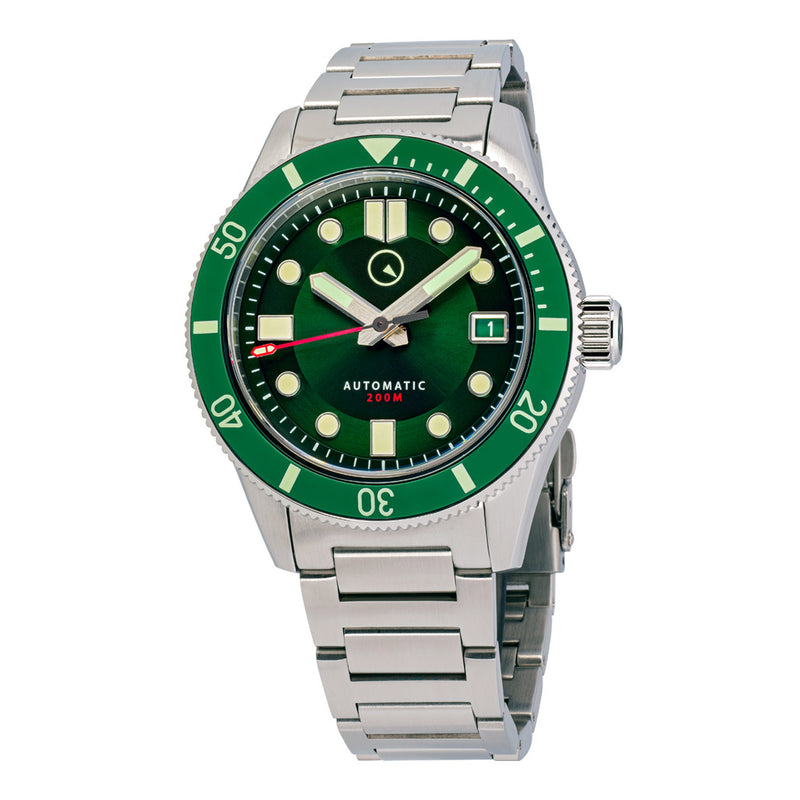 Islander Bayport 40mm Automatic Dive Watch with Green Dial #ISL-122 zoom